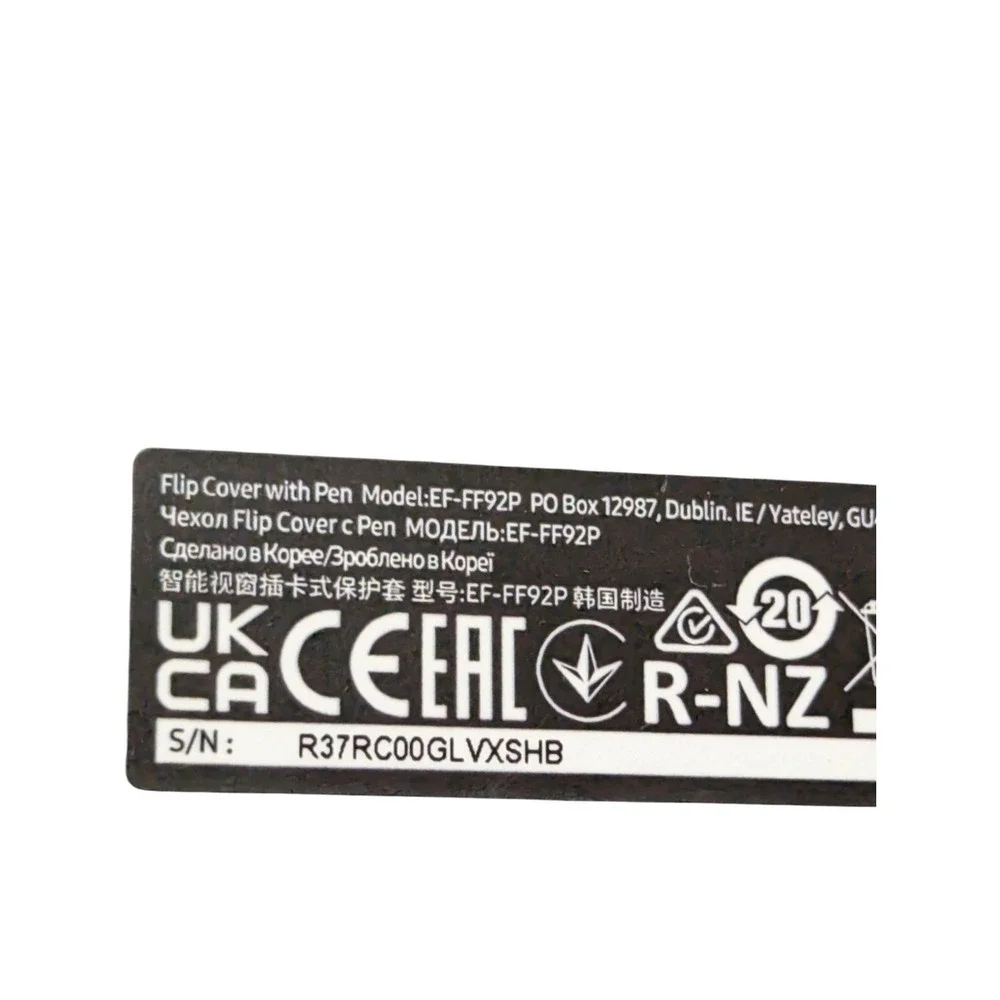 R4-U Samsung Flip Cover Holder for Galaxy Z Fold3 (No Pen) - Black‎ Used